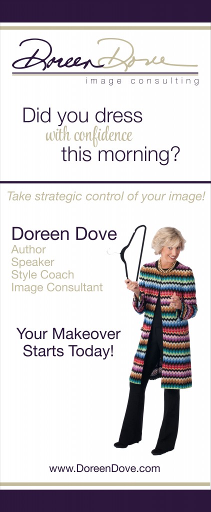 doreen dove standing banner